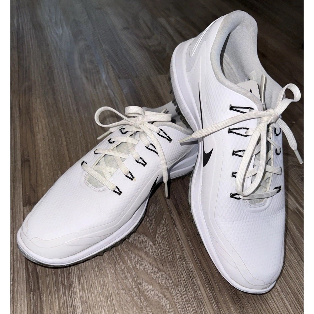 Nike Lunar Control Vapor 2 White Golf Shoes Cleats Women's Size 8.5 909083-100